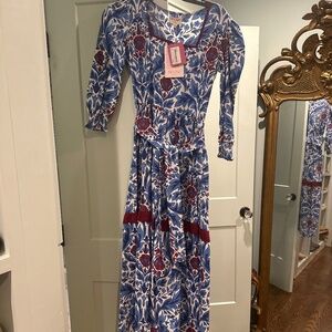 Beyond by Vera Poppy Dress Pomegrana